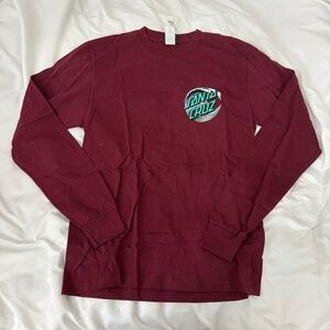 santa cruz long sleeve top  size small   details: -mens long sleeve top  -NWT -g